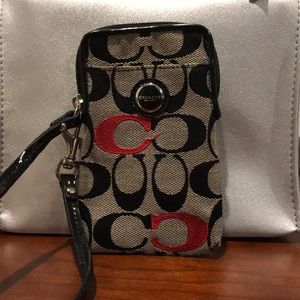 Coach Signature Wristlet